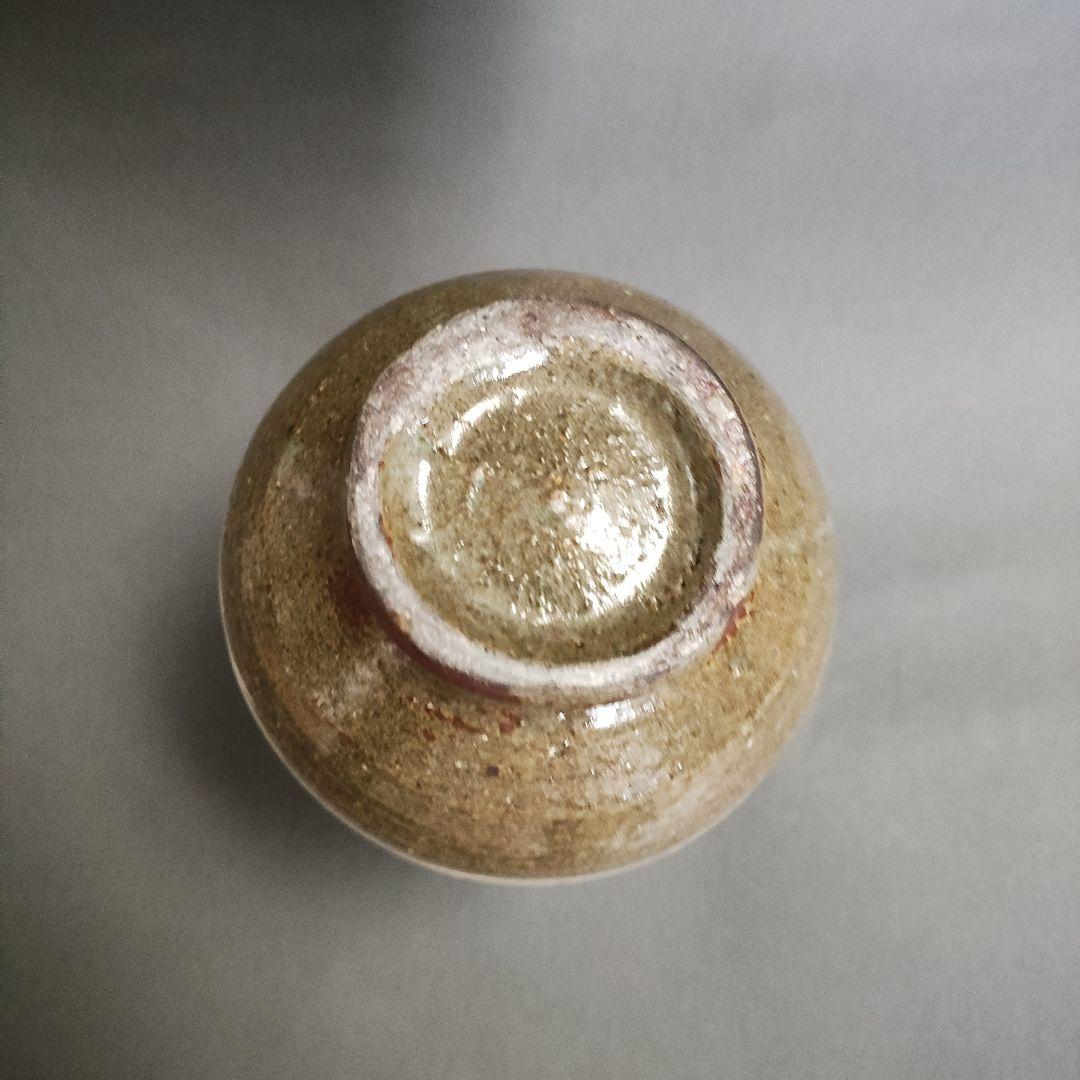 武末日臣　鉄絵徳利　鶏龍山徳利　刷毛目　高麗李朝