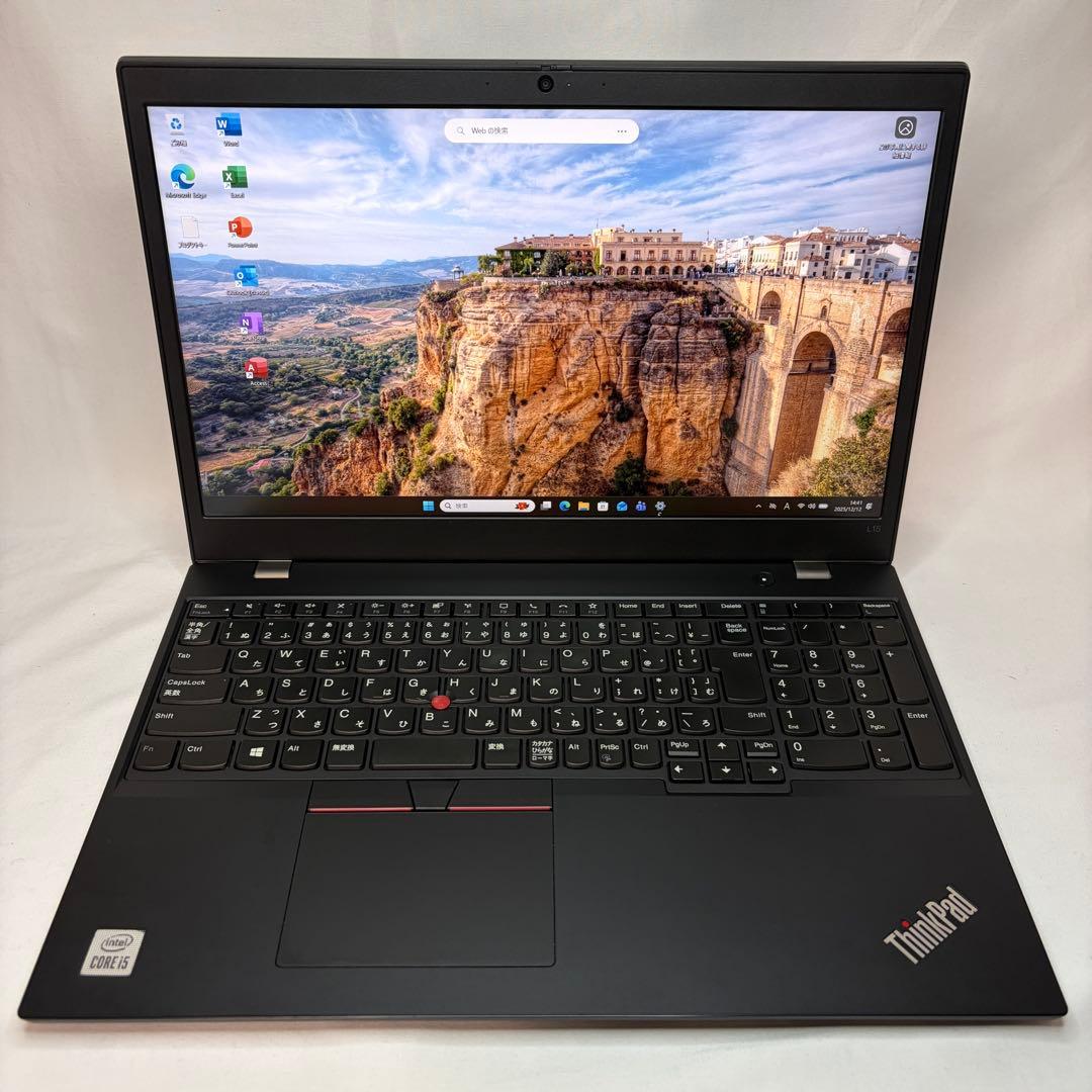 美品 ThinkPad L15 第10世代 i5 8GB 15.6型 フルHD