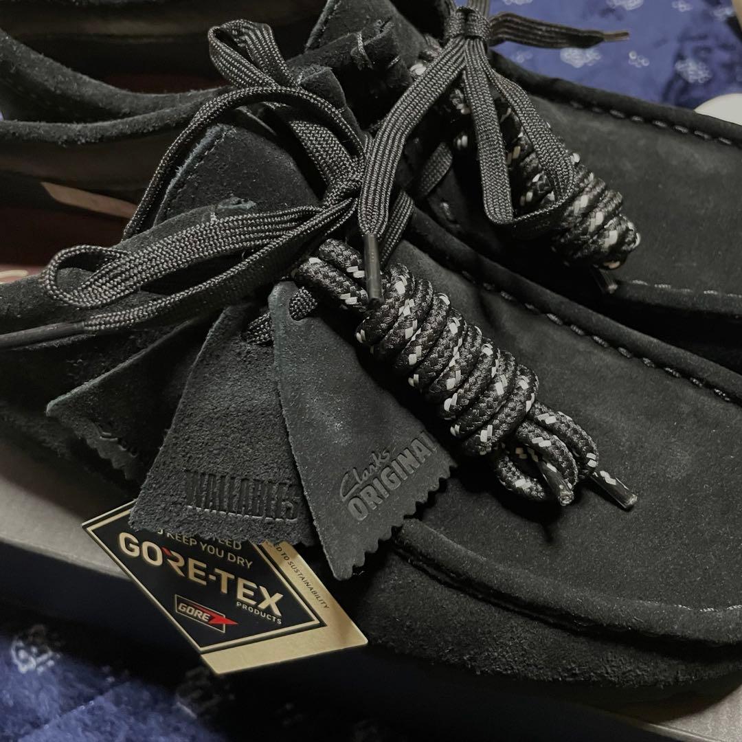 新品 Clarks Walabee GORE-TEX UK7.5G ブラック