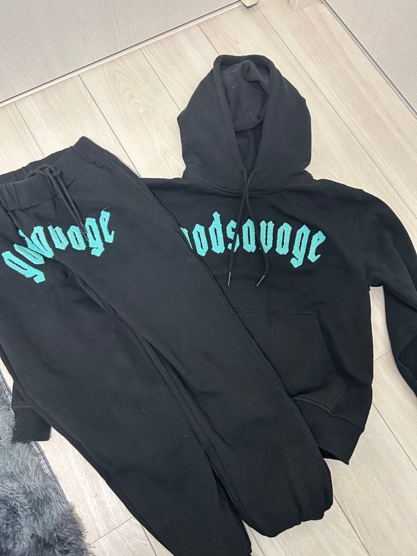god savage パーカーセットアップ