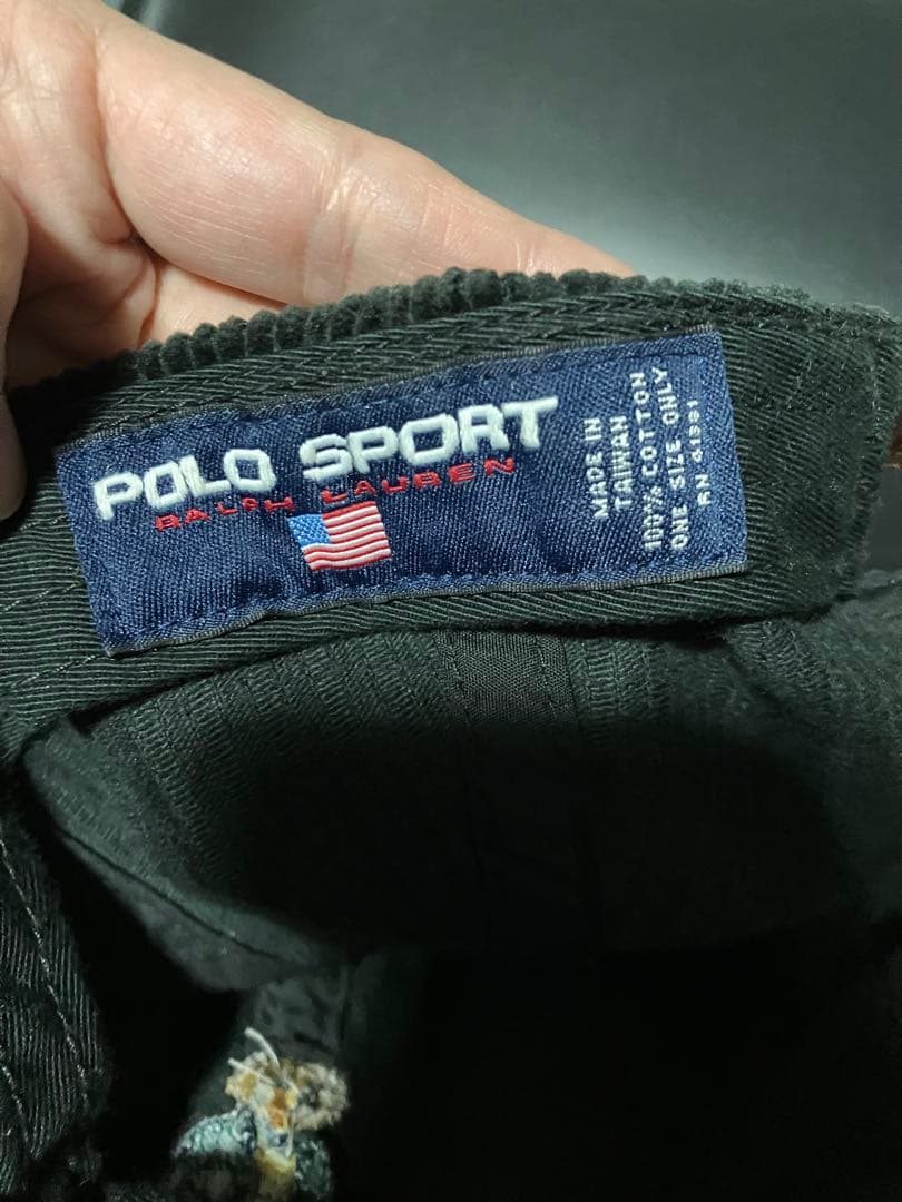 POLO SPORTのコーデュロイキャップ