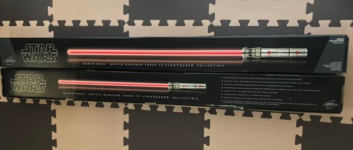【新品/未使用/未開封】ダースモール　FX ライトセーバー　２本セット　ハスブロ