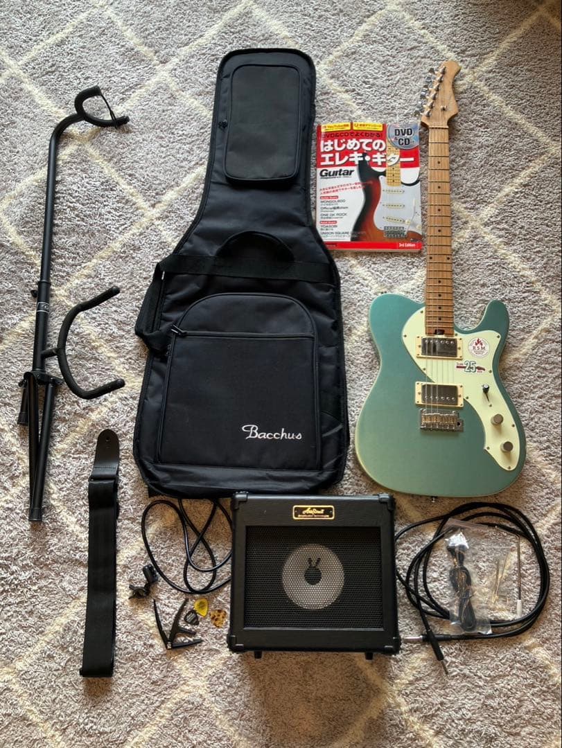 Bacchus Telecasterスタイル エレキギターセット