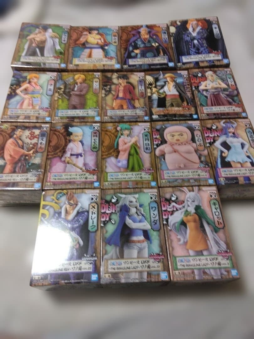 【新品未開封品】ワンピースDXFフィギュア ワノ国 いろいろセット全17種セット