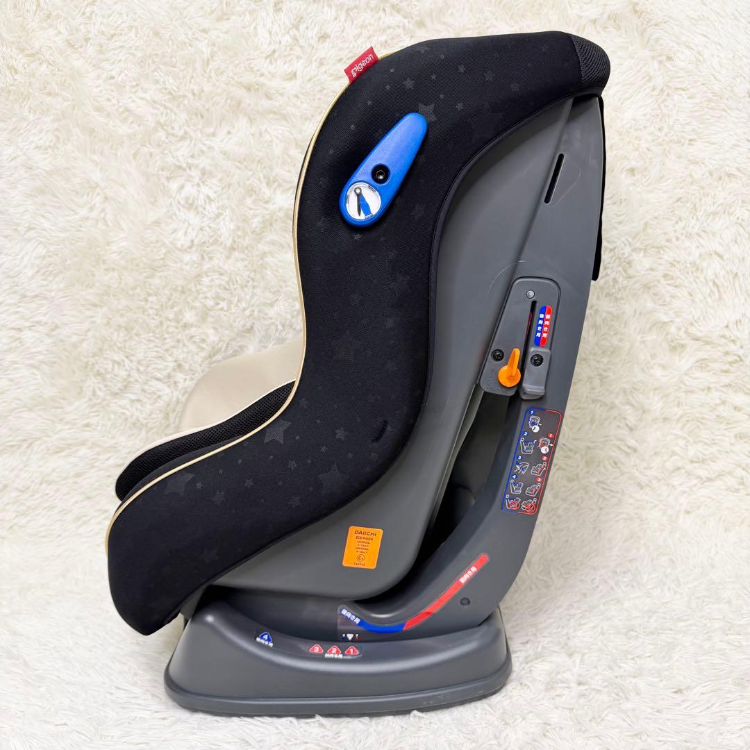 極美品 pigeon キュピオ チャイルドシート 星柄 西松屋限定モデル