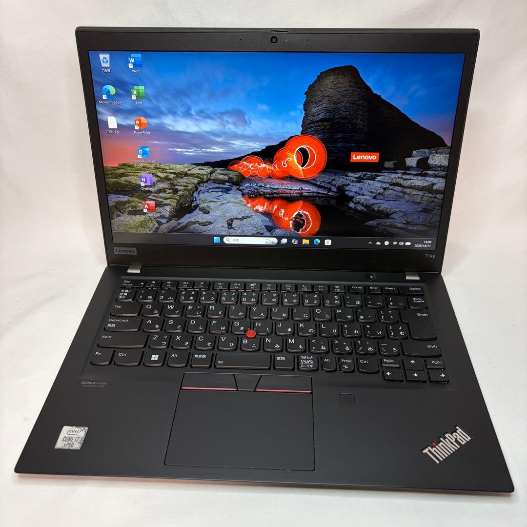 美品 ThinkPad T14s Gen1 10世代 i7 16GB 512GB