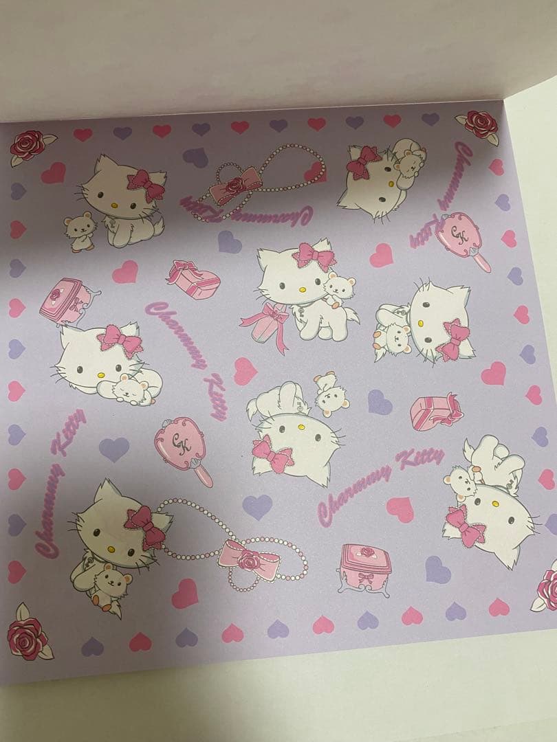 新品　チャーミーキティ　シール付き　ビッグメモ帳