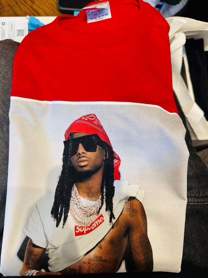 Supreme Playboi Carti Tee Red XLサイズ