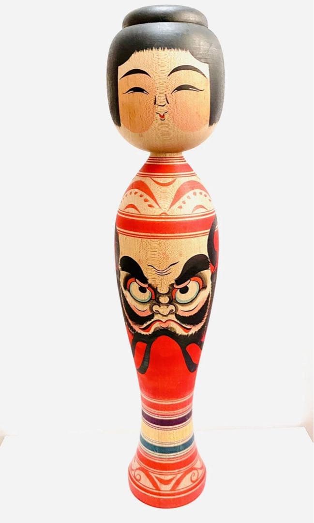 中古　こけし　人形　木製　日本　伝統　笹森淳一　Q コレクション