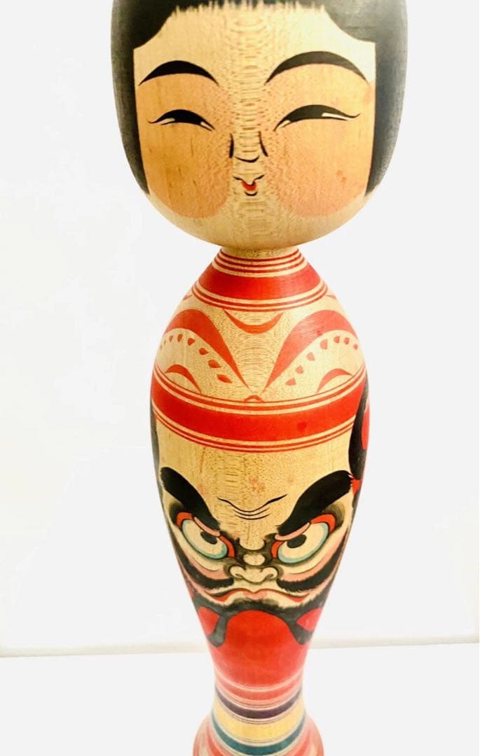 中古　こけし　人形　木製　日本　伝統　笹森淳一　Q コレクション