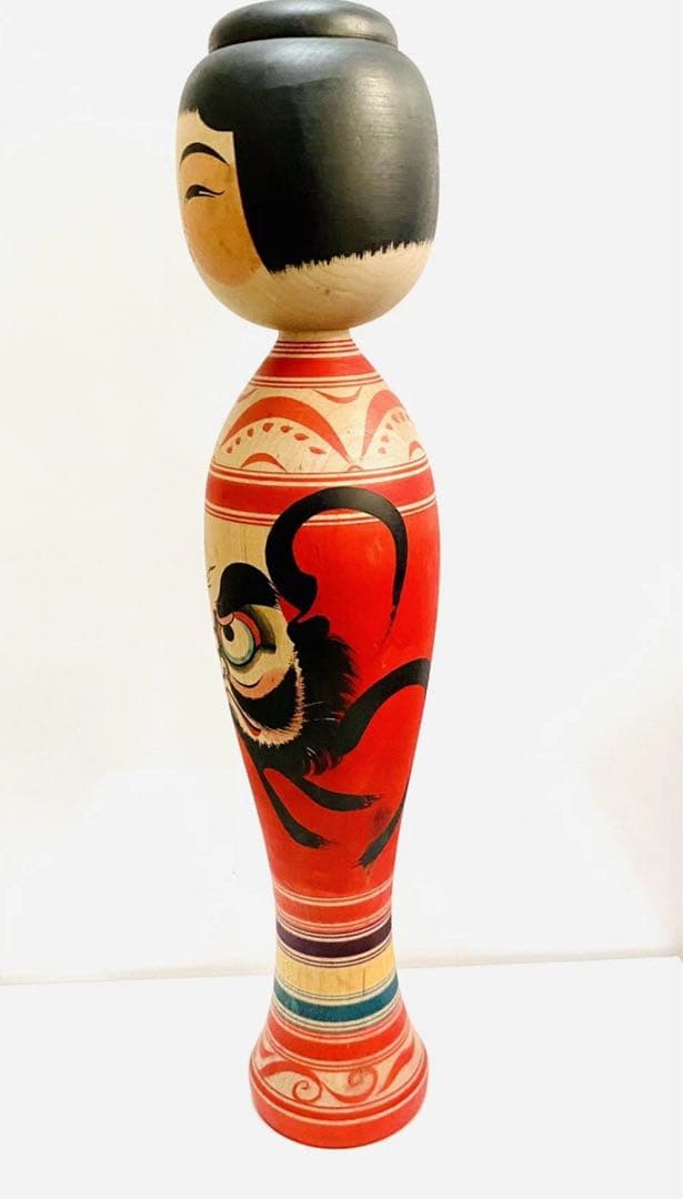 中古　こけし　人形　木製　日本　伝統　笹森淳一　Q コレクション