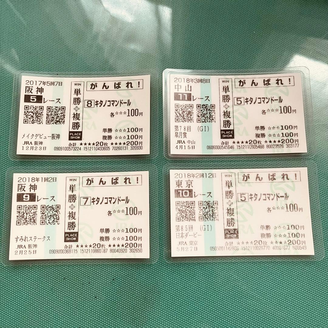 キタノコマンドール 全出走レース 現地 応援馬券