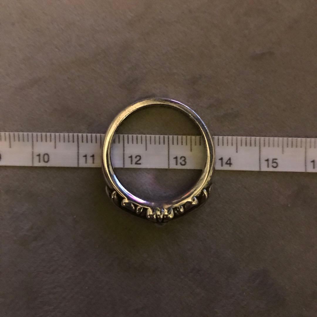 クロムハーツ ベビークラシックフローラルクロスらリング