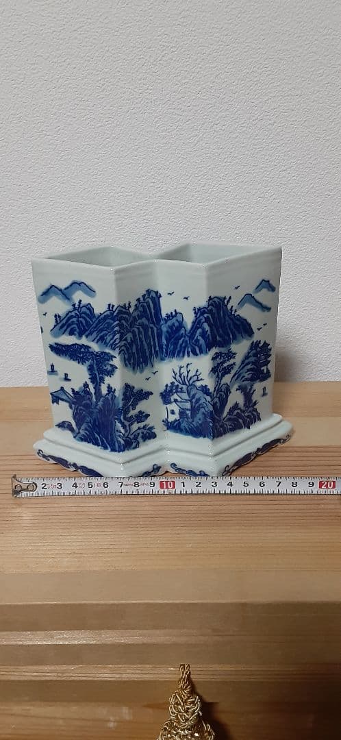 中国陶磁 置物飾り 花瓶 骨董品