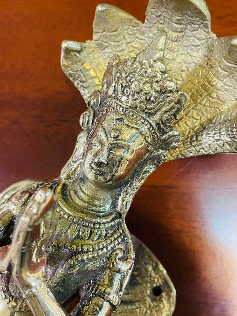 新品 送料無料 アジアン ドアハンドル ナーガ 蛇神 龍神 約27㎝⑨