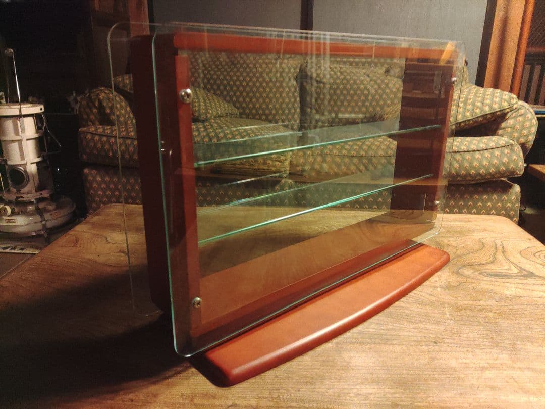 n様　ガラスケース　ディスプレイケース ショーケース　塩川光明堂　アンティーク