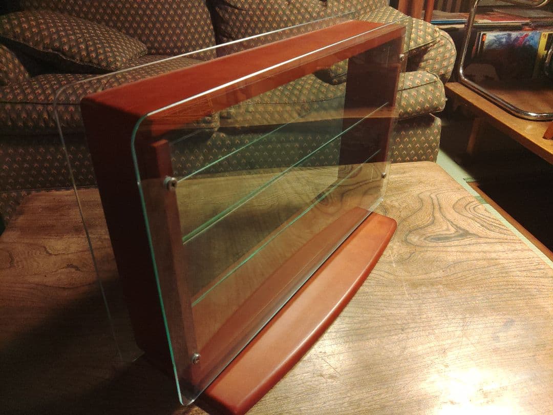 n様　ガラスケース　ディスプレイケース ショーケース　塩川光明堂　アンティーク