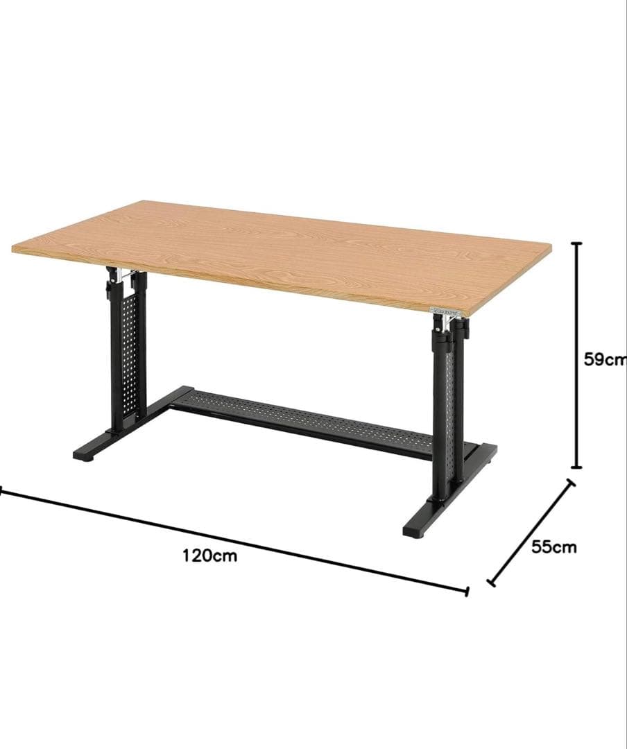 【美品・先着】Bauhutte ゲーミングデスク木目