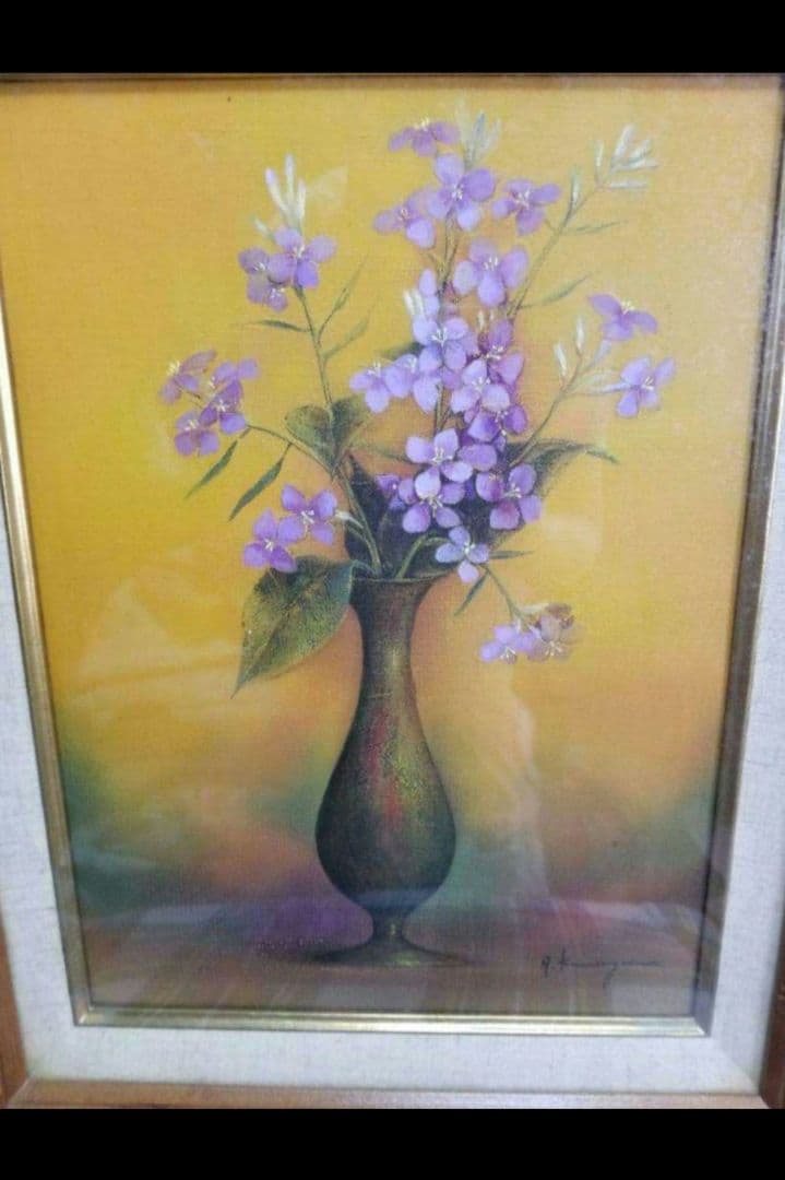 熊川昭典の野の花 花ダイコン カスミ草です