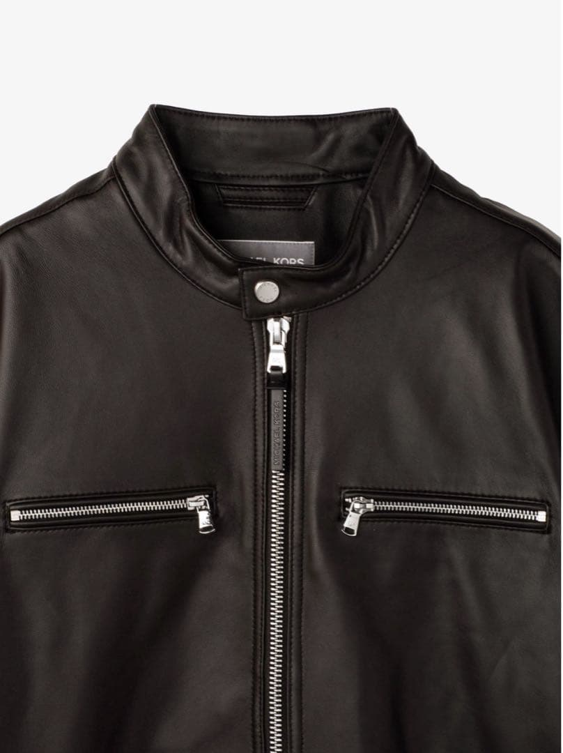 かいちゃん 定価12万【美品】MICHAEL KORS レザージャケット