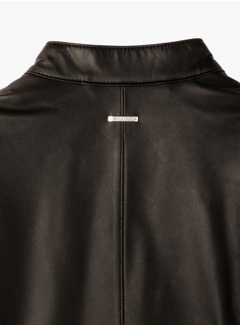 かいちゃん 定価12万【美品】MICHAEL KORS レザージャケット