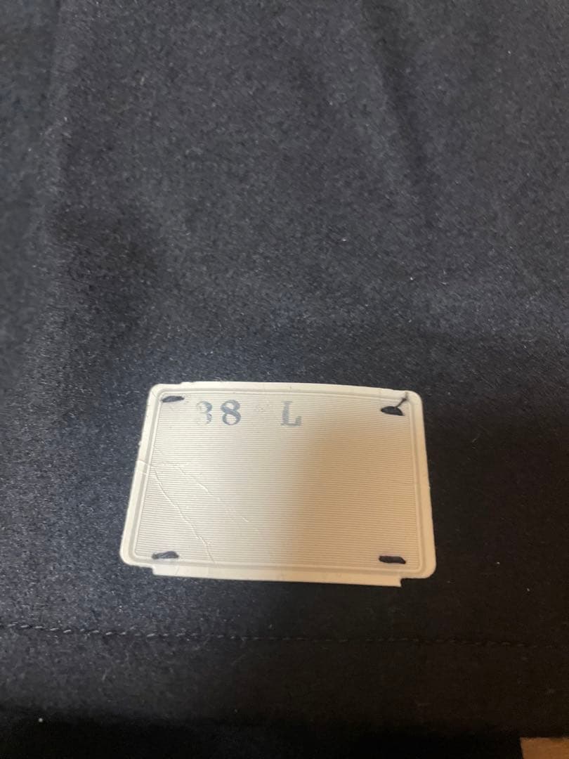 アメリカ海軍　US NAVY Pコート38L ブラック　ミリタリーコート米軍