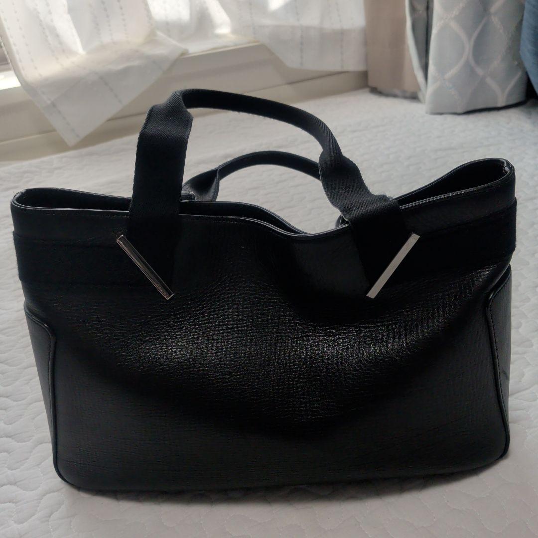 ☆used品☆GUCCI☆黒のレザーハンドバッグ☆GUCCIレディースバッグ☆