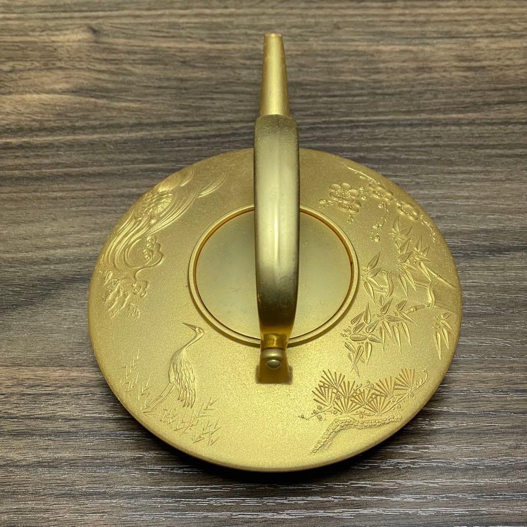 【天皇陛下御即位50年記念】24KGP 黄金酒器 フルセット銚子燗鍋盃プレート付