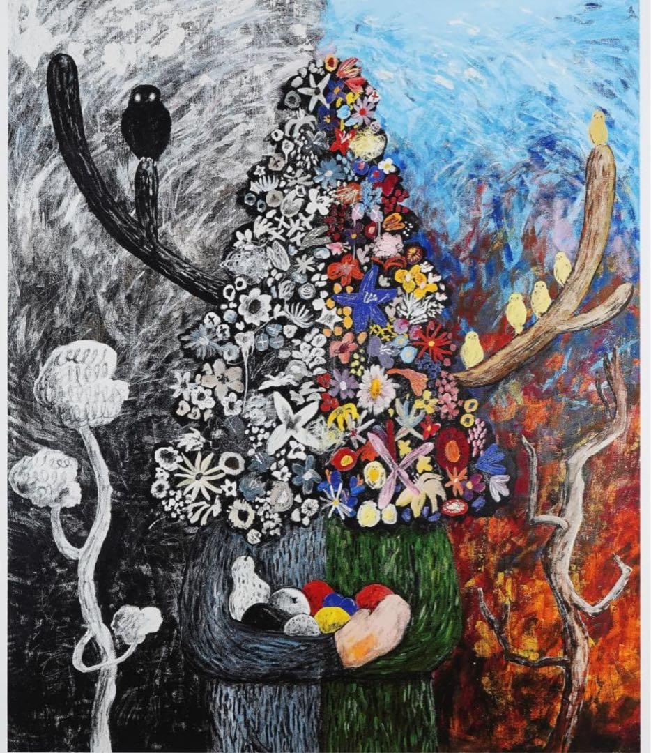 平子 雄一「Gift 14」シルクスクリーン　額装済