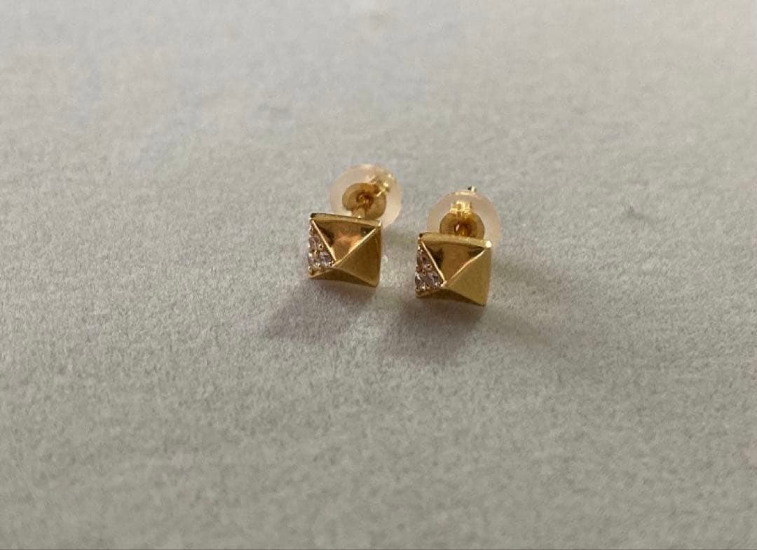 orefice ダイヤスタッズピアス K18 YG