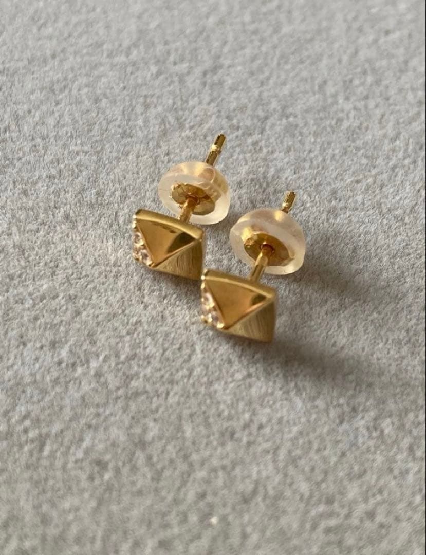 orefice ダイヤスタッズピアス K18 YG