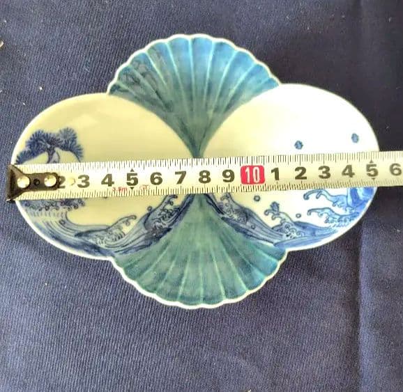 染付　海辺絵　向附　5枚セット　※メルカリのみ出品