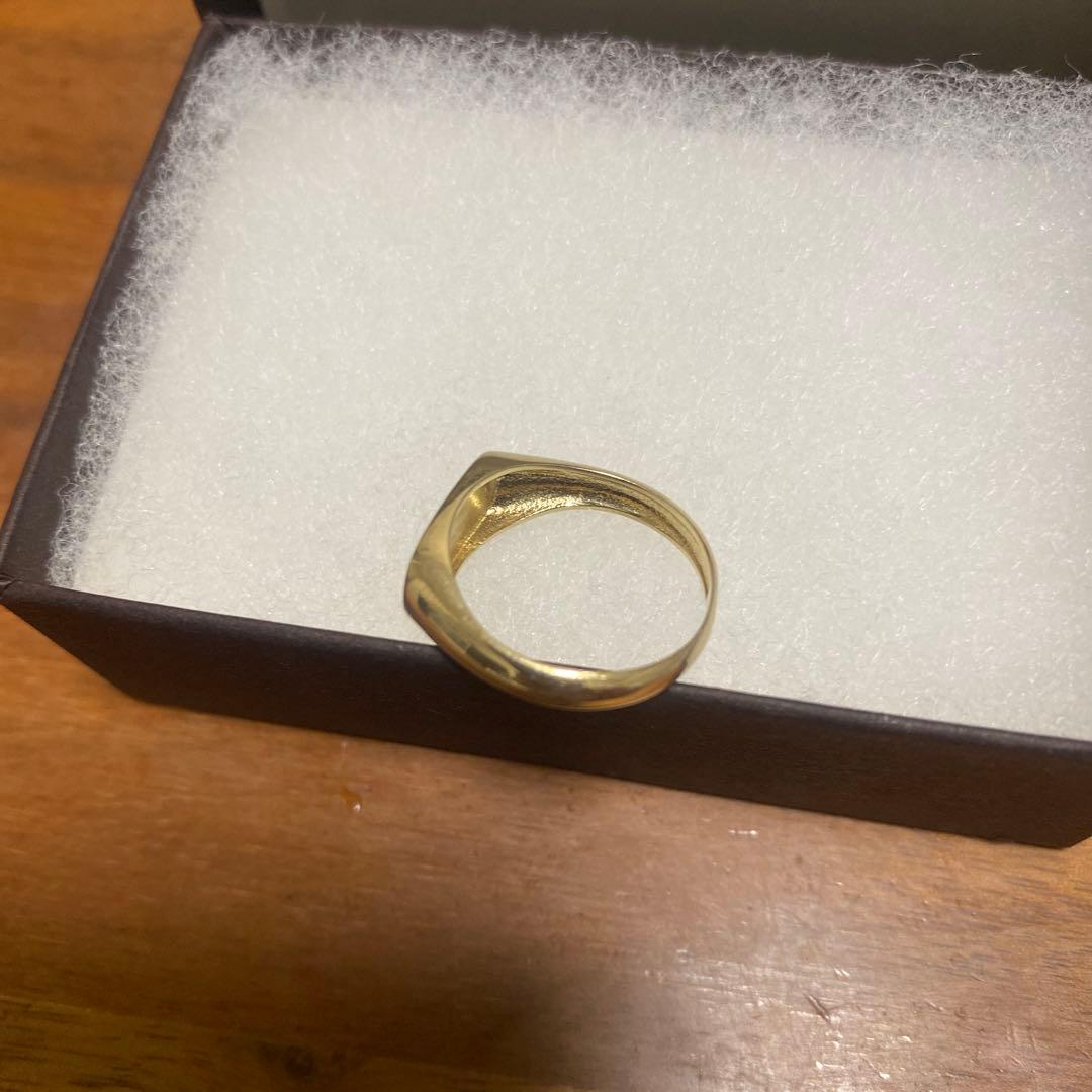 avalanche 10k リング 印台リング　シグネットリング