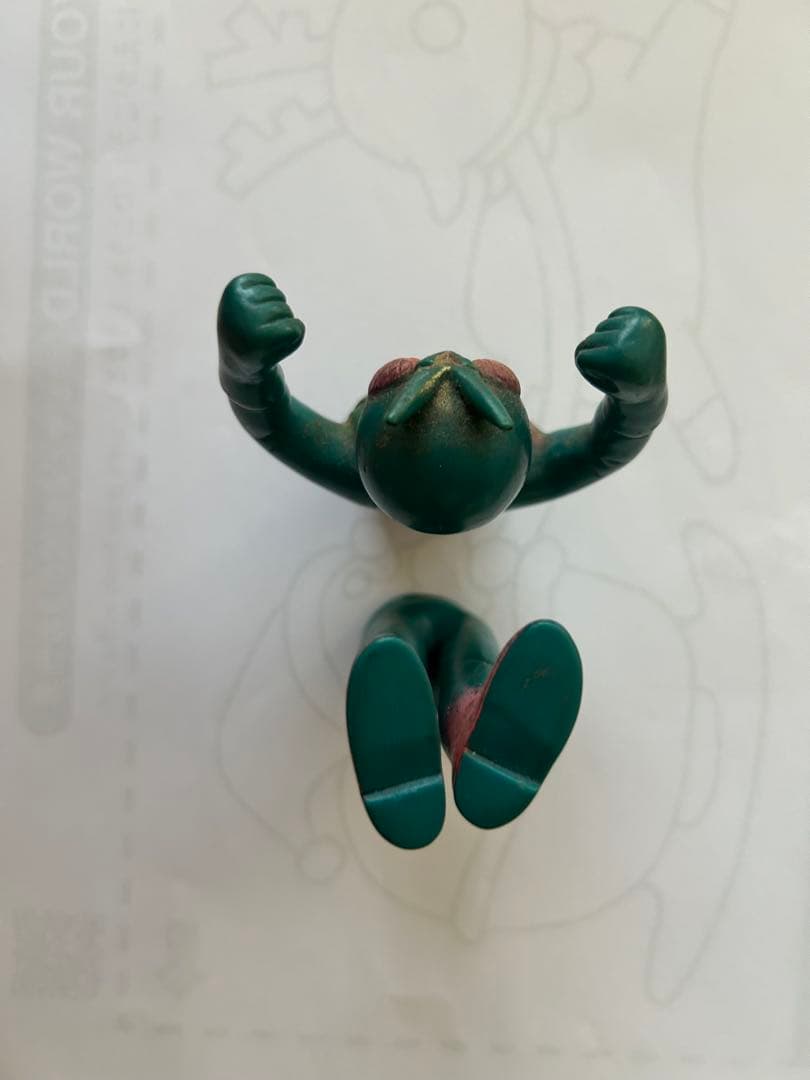 当時物、パチ無版権ソフビ　仮面ライダーエックス