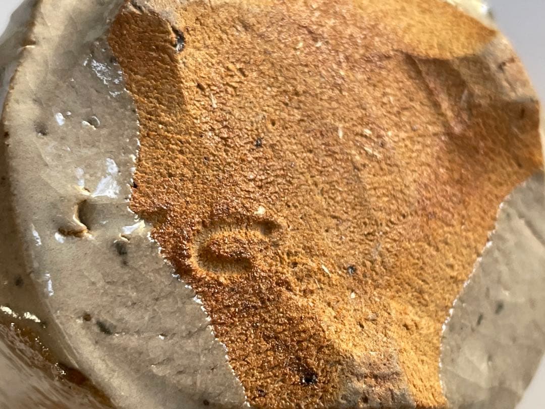 陶芸家　西岡小十　絵唐津　面取　香炉　唐津焼　古唐津　織部　香爐　共箱　純銀