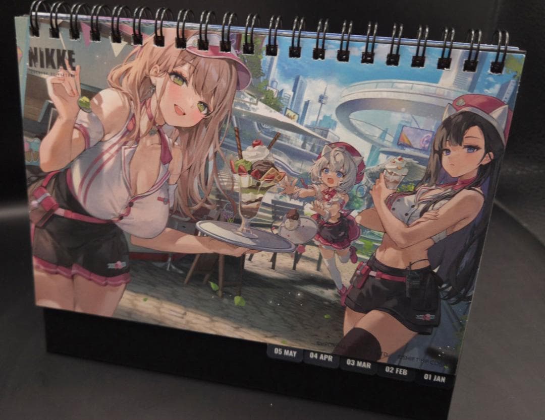NIKKE レッドフード スタンドキーリング スノーホワイト 卓上カレンダー