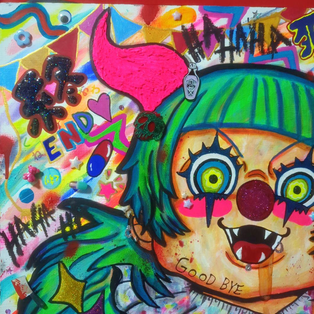 【一点物/飛び出すアート♡】PSYCHO PARTY【S15号】