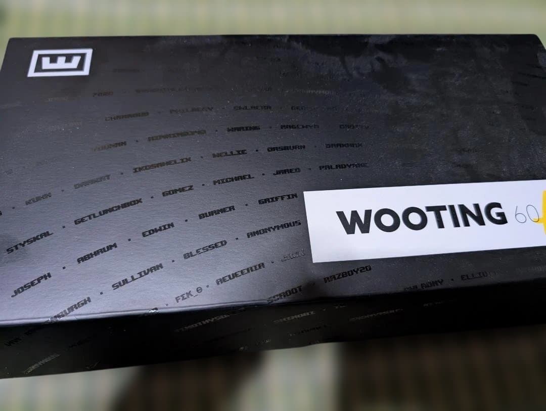 Wooting 60HE メカニカルキーボード+豪華おまけキーキャップ2種付き