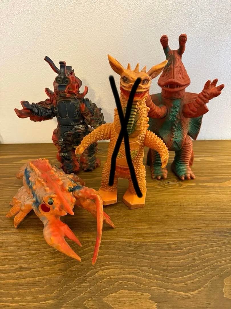 とぺちゃん　ガンダー　ガルバン　エビラ　当時物　3体セット