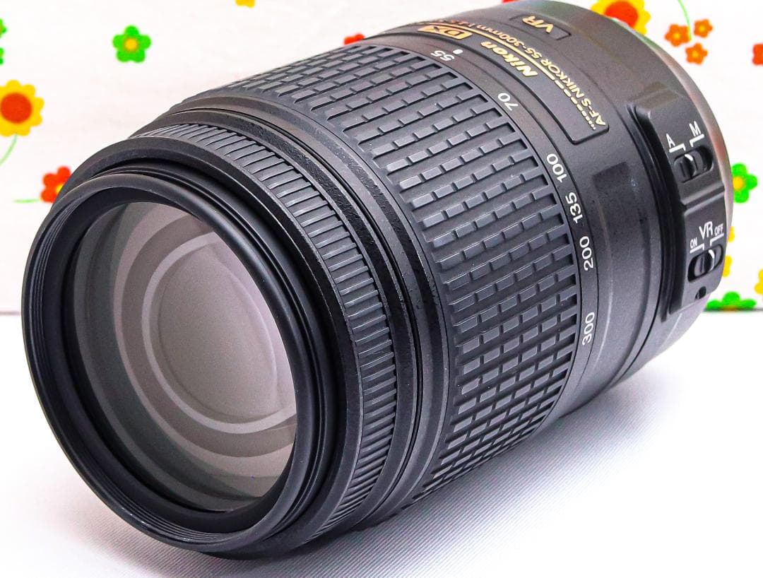 美品☆ Nikon 55-300mm VR☆運動会も野鳥もこれ一本でバッチリ♪