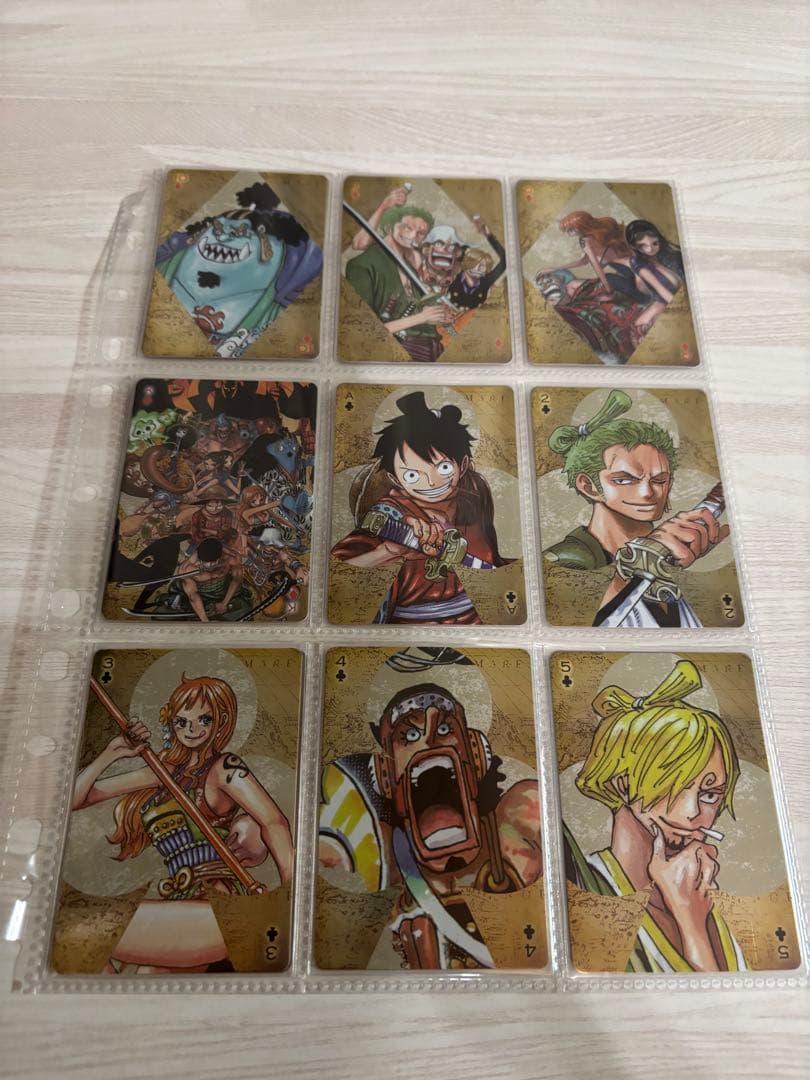 A*︎様 ワンピース　ゴールデントランプ　原作絵　扉絵