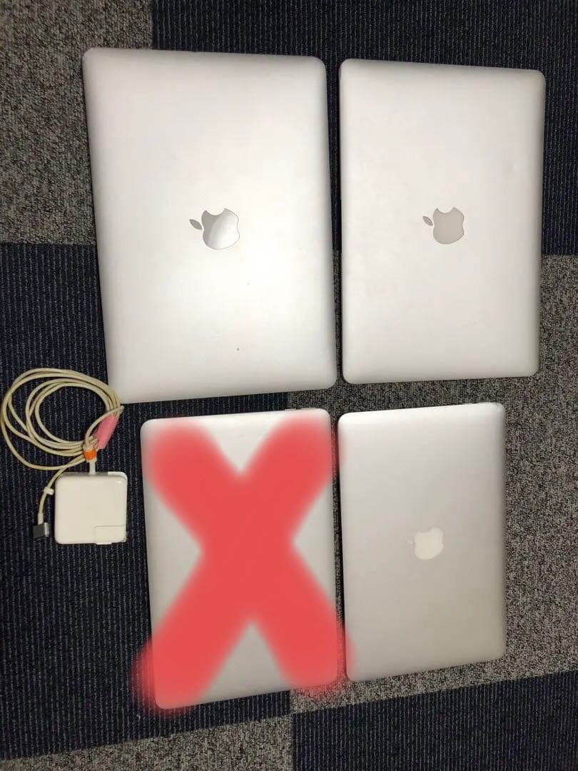 MacBook Air 本体 3台セット 充電器付き