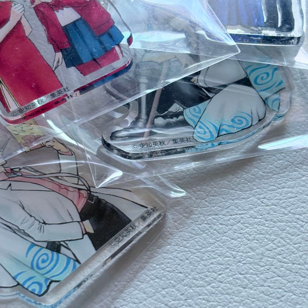 銀魂 3年Z組銀八先生 アクリルキーホルダー 4個セット 当選品