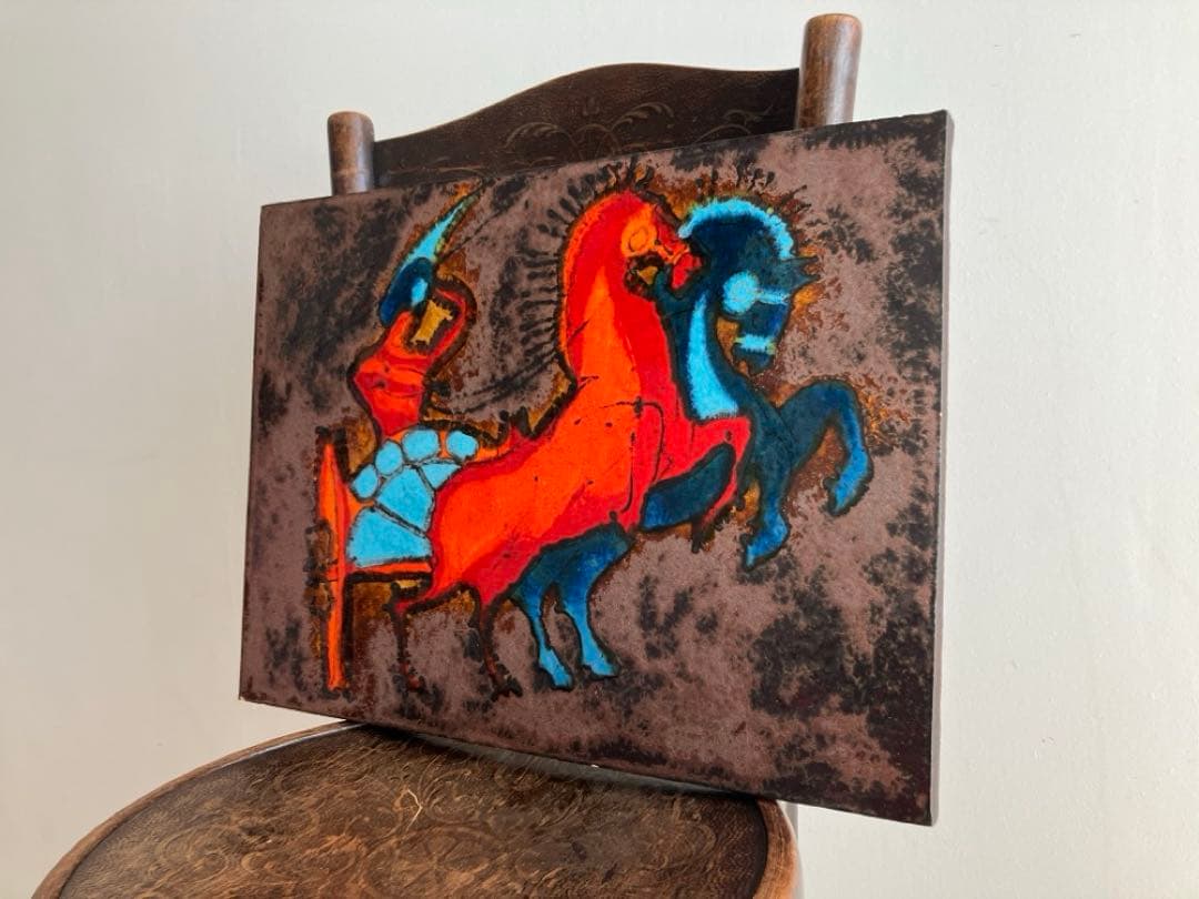 工芸品 Vintage Ruscha Fat Lava Wall Plate