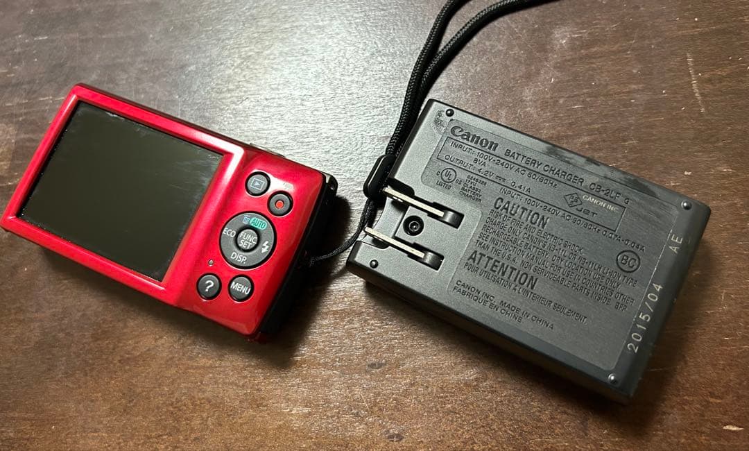 Canon IXY 150 レッド バッテリーチャージャー付き