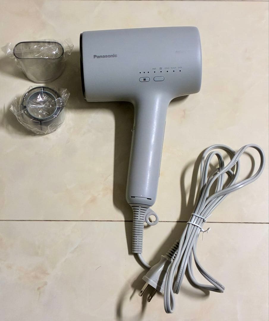 【美品】panasonic ナノケアドライヤー EH-NAOJ ミストグレー