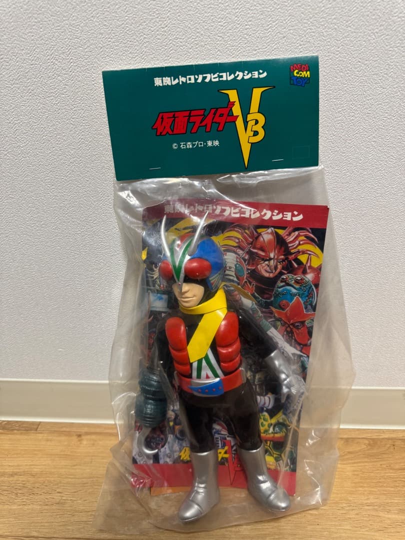 東映レトロソフビ ライダーマン(ロープアームひも付きver.)新品未開封