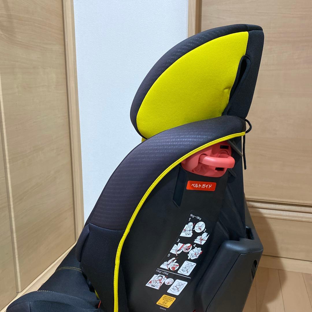 カーメイト エールべべ スイングムーン プレミアムS カーボンイエロー