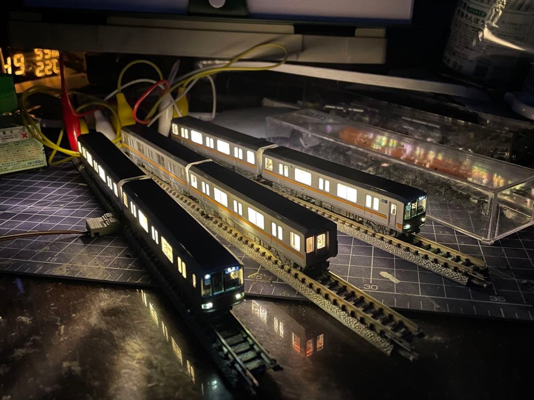 【加工品】東京メトロ 01系 銀座線 12両セット nゲージ 鉄道模型