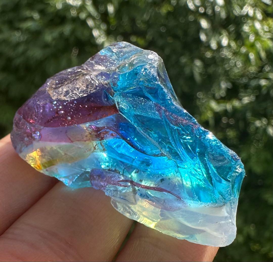 1点物シエラネバダ産アンダラクリスタル　マルチカラーレムリア ヒーリング瞑想